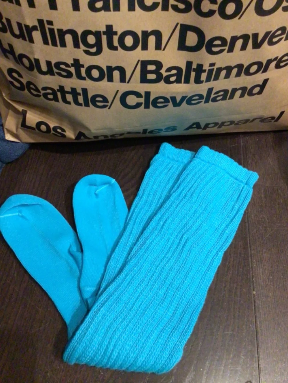Over knee LA apparel socks